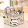 1 Plum Blossom-shaped Pen Holder Storage Box, Cosmetic Storage Box, Can Store Stationery, Makeup Brushes, Lipstick, Eyebrow Pencil