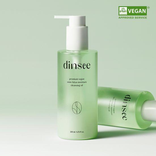 dinsee premium vegan snow lotus hyaluronic acid moisturizing cleansing oil 200ml