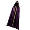 Halloween Death Cloak Loose Comfortable Hooded Death Robe Cloak Meidieval Cape Costume for Adult Cosplay Party Halloween