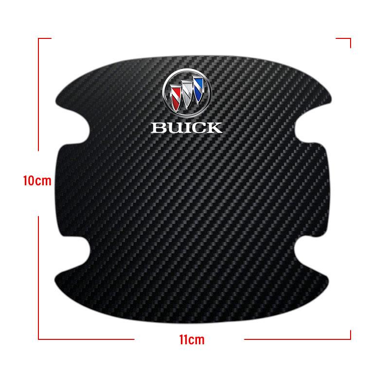 4PCS Car Door Handle Protection Sticker Emblem Car Decoration Styling For Buick Verano Velite Lesabre Riviera Avenir GL6 GL8 Envision Excelle