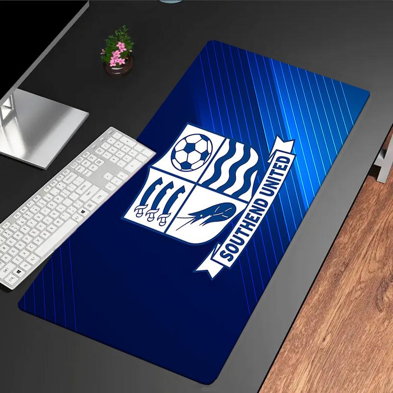 Southend Crest Design Mouse Pad, Rubber Base, Mouse Pad for Gamers and Office Use, Gaming Desk , Easy To Clean Mat Christmas fan gifts