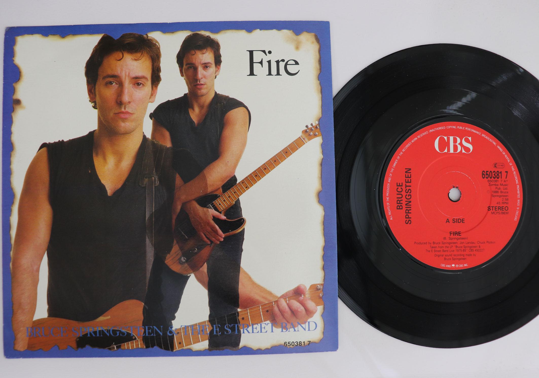 

7inch Record BRUCE SPRINGSTEEN - Fire / For You 6503817 CBS 1987 UK Rock Used