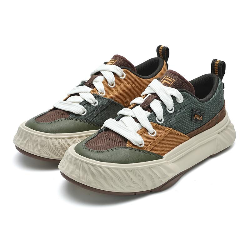 FILA Fosso Chuanxing Shoes Low top Canvas Shoes Men's Green Yellow F12M422304FCI