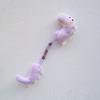 Plush Dinosaur Cat Toy Interactive Cat Chew Bite Toy with Natural Fruits Self Play Kicker??Toy for Indoor Cats Kittens