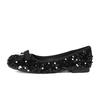 Fashion Women Flat Shoes Shallow Mouth Sparkling Sequin Bow Flat Shoes Temperament Single Shoe Women Flats Womens Shoes Fashion