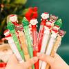 Cartoon Christmas Ballpoint Pen Cute Santa Claus Pen For Student Stationery Gift