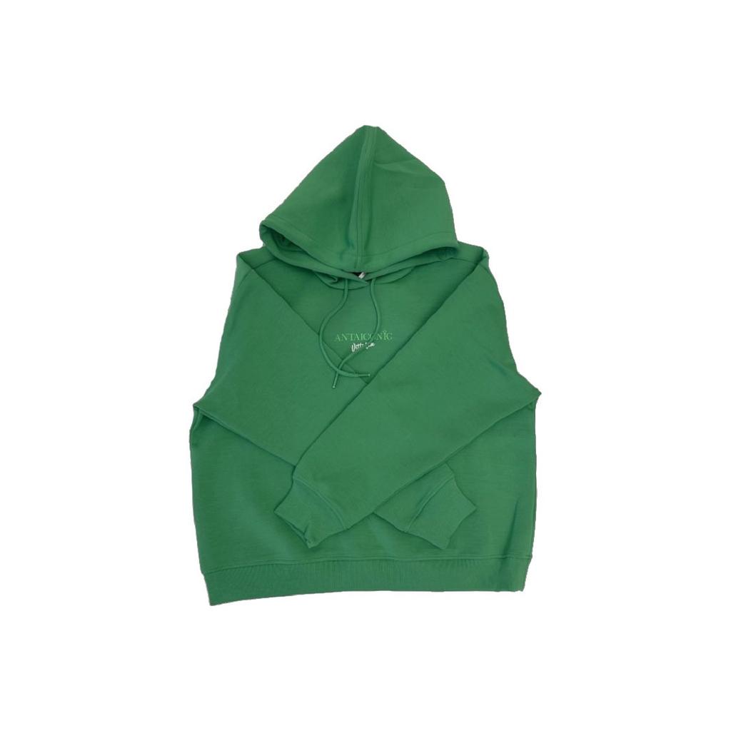 Anta Comfortable Fashion Loose Hoodie With Printed Letters Women Sweatshirt 162548713-2