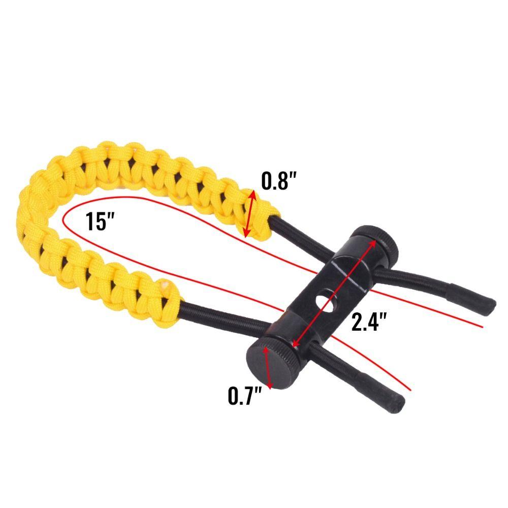 Braided Wrist Compound Bow Wrist Braided Parachute Cord Bow Handle Sling Arrow Wrist Sling