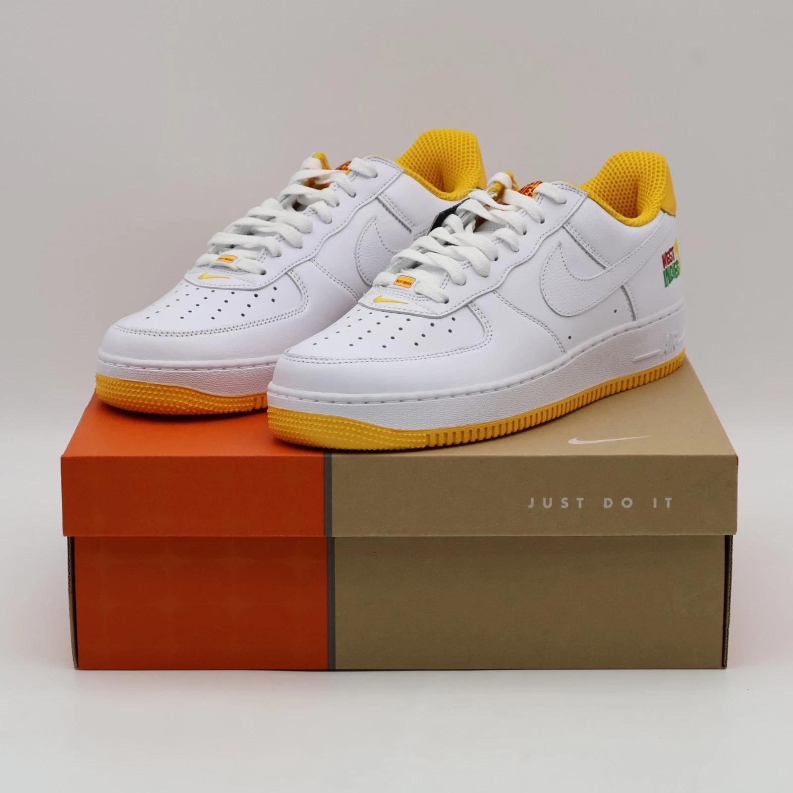 

DX1156-101 Nike Air Force 1 Low West Indies White University Gold (Men s) US 9.5