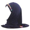 Kids Girls Muslim Beautiful Hijab Islamic Arab Scarf Shawls Flower Pattern Ramadan