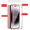 Coque - E.F.CONNECTION - pour iPhone 14 Pro Max - Rose - Protection Intégrale 360° - Antichoc en Silicone