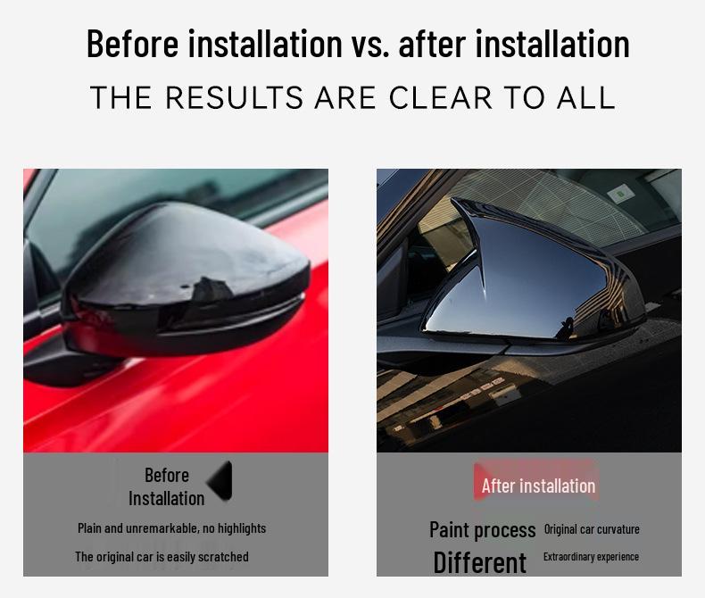 Kia K3 Rearview Mirror Housing 2013-18: Horn Type Modified Shell Accessory