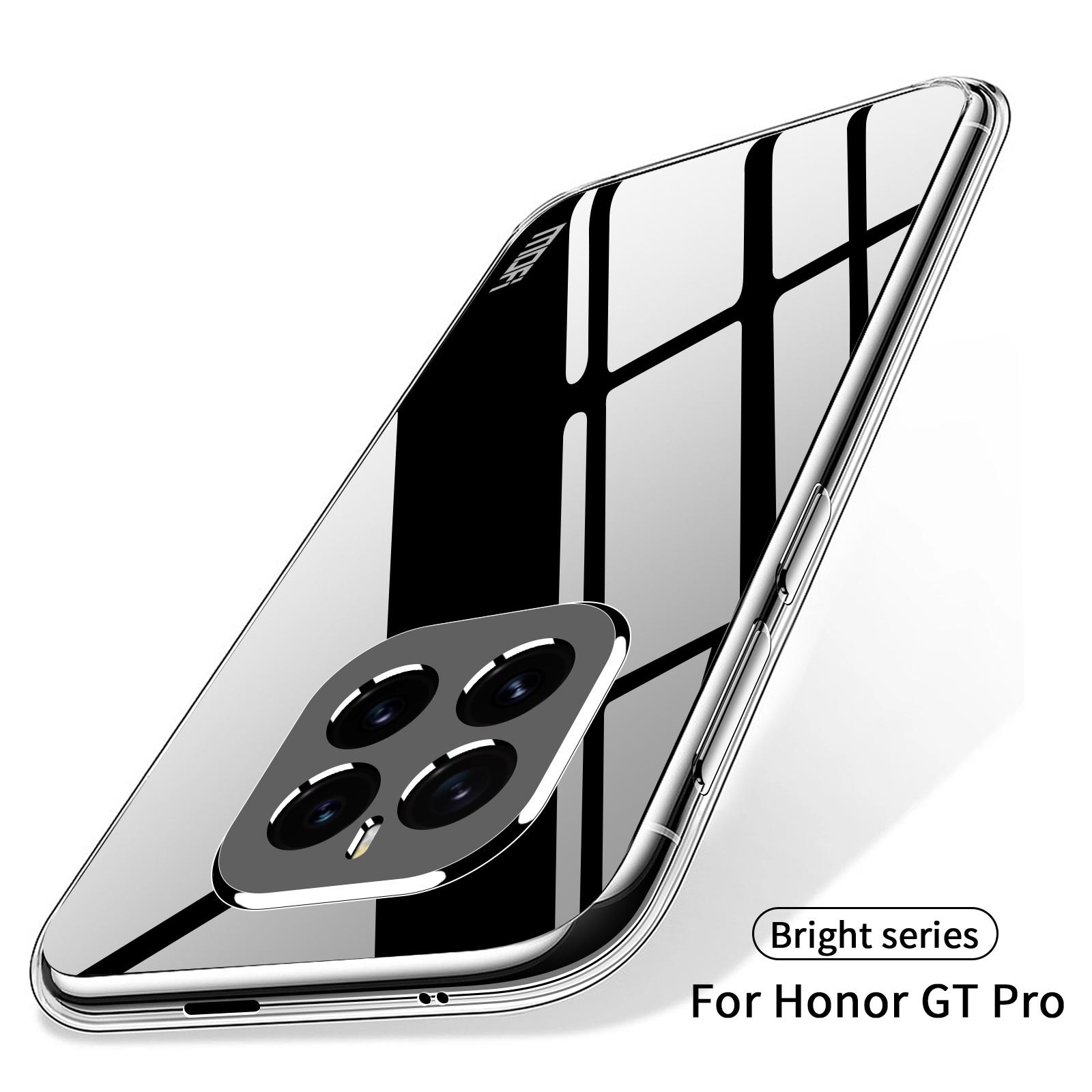 

For Honor GT Pro Clear Phone Case MOFI Ultra-Thin TPU Phone Back Cover Transparent