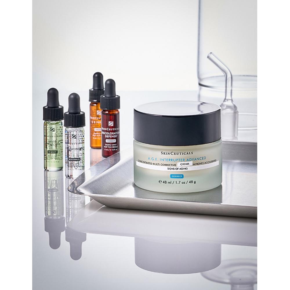 

Skinsuticals A.g.E. IntErruptEr Anti Aging Firming CrEam 48ml SEt +c E fErulic 4ml + Hydrating B5 4ml+ Distillation sErum 4ml + Phyto corrEctivE 4ml