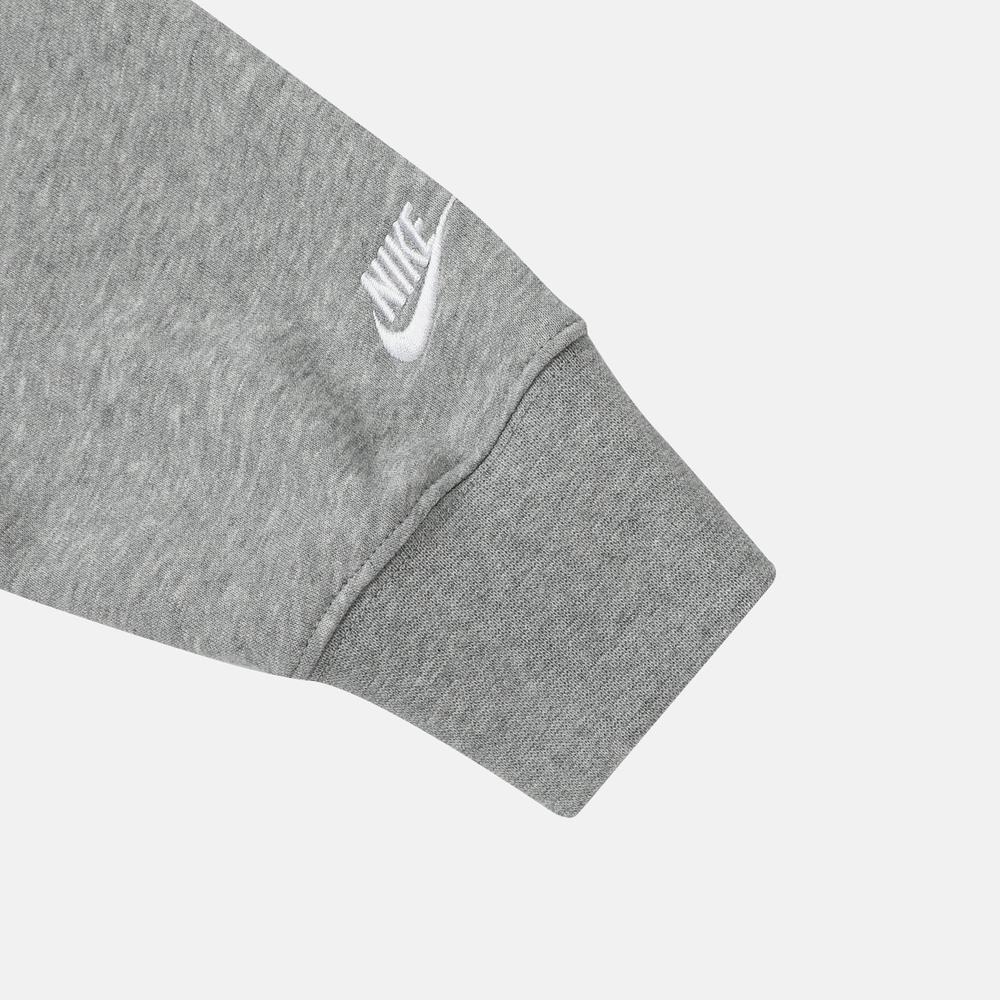 Nike Swoosh Sweatshirts Men's Gray Hooded Non Detachable Moderate