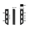 Multipurpose ABS Notebook Holder Kit, Secure Wall or Desk Mount Strong Metal Support for Laptop Tablets
