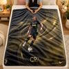 Flanell-Decke Cristiano Ronaldo Warme Weiche Überwurfdecke für den Innenbereich Sofa Bett Wohnzimmergebrauch
