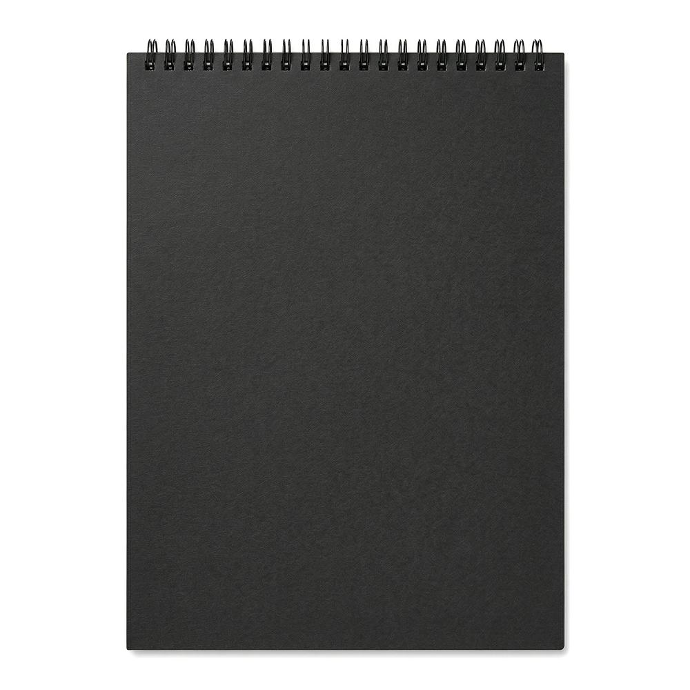 Up Turning Loose-Leaf Sketchbook Taking Notes Memo Notepad Portable Hand Ledger Office