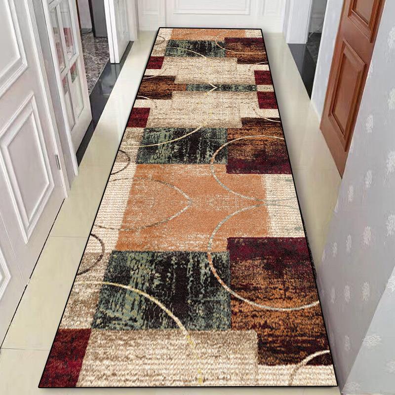 Boho Rutschfester Flur Teppich Dekor Zuhause Lobby Eingangsbereich Läufer Teppiche Bettseite Gang Waschbarer Teppich Hotel Treppen Flur Bodenmatten