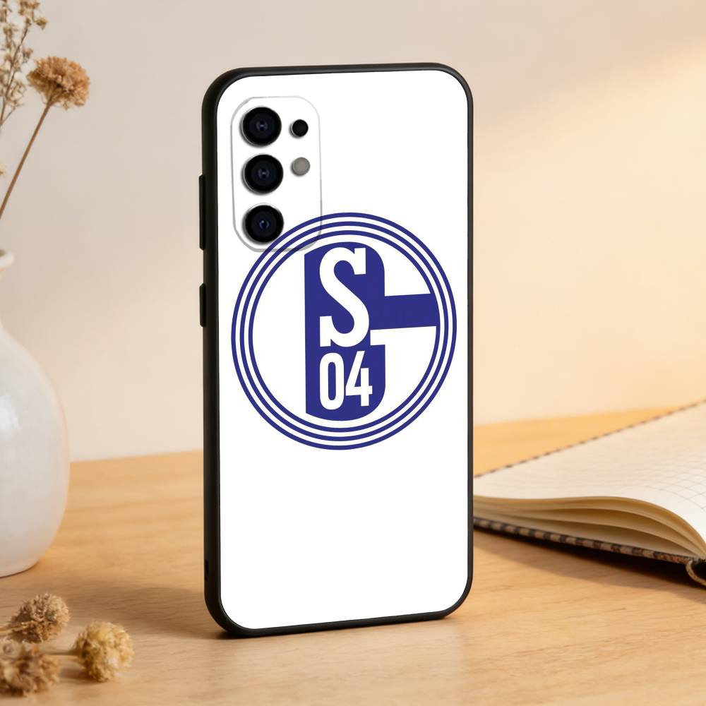 S-Schalke 04-PC Phone Case Black Silicone Soft For Samsung S25,S24,S21,S22,S23,S30,Ultra,S20,Plus,Fe,Lite