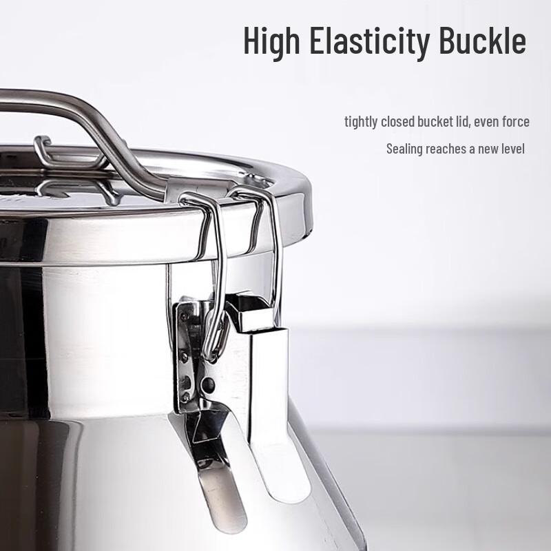 Barril selado Sule de 15 litros em aço inoxidável de qualidade alimentar