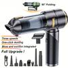 2025 New 16000PA High Power Mini Vacuum Cleaner Rechargeable Handheld Vacuum Portable Cordless Compressed Air Duster Air Blower