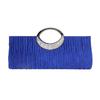 Classic Rhinestone Pleated Evening Bag for Women