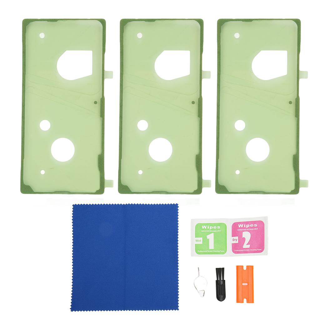 Battery Back Cover Sticker Pre Cut Double Sided Phone Battery Rear Cover Adhesive for Galaxy Note 20 Ultra 5G N986 3pcs