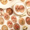 Neues 45-teiliges Serene Florals Sticker-Set - Kollektion zum Thema Blumen in Schachtel, DIY Journal Collage Dekorations-Set, Literarische Schreibwaren