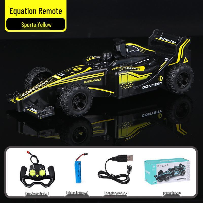 Kids' RC Formula Drifting F1 Car - Electric 4WD Racing Toy