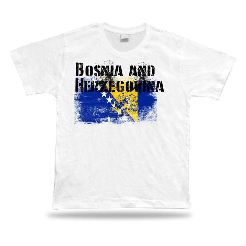 Bosnia Herzegovina Flag Tshirt T Shirt Tee Top City Map Major Ethnic Groups