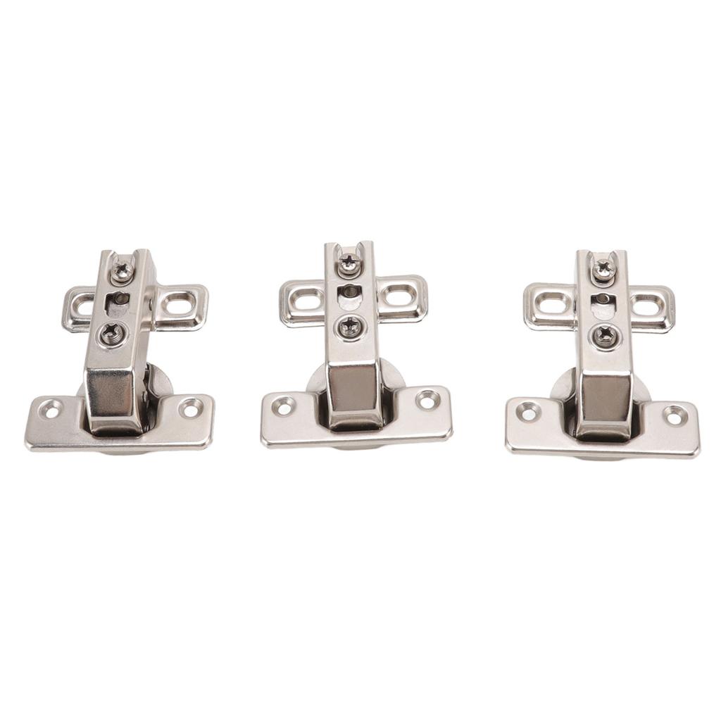 3Pcs Folding Hinges Zinc Alloy 180 Degree Integral Short Arm Hinge Set Hardware for Cabinet