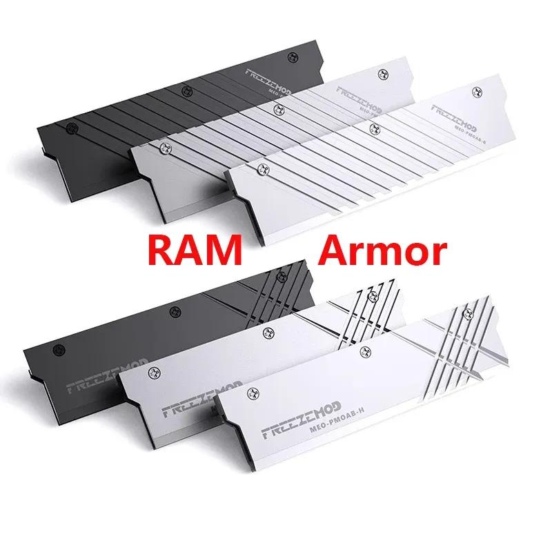FREEZEMOD 2Pcs DDR5 DDR4 RAM Heat Sink Memory Vest Water Cooler Aluminum Alloy Radiator For PC Case Computer 2Pcs