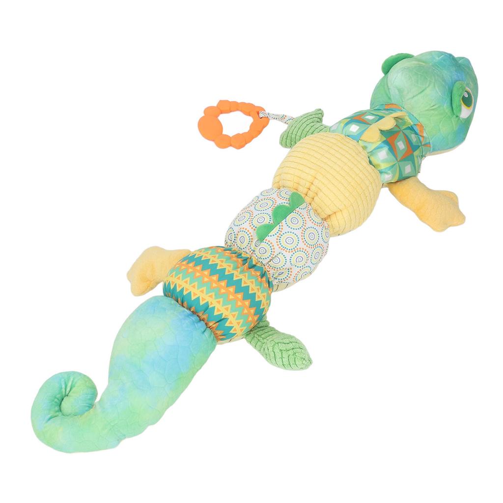 23in Multi Sensory Animal Crinkle Toy Plush Soothe Musical Stuffed Animal Activity Toy