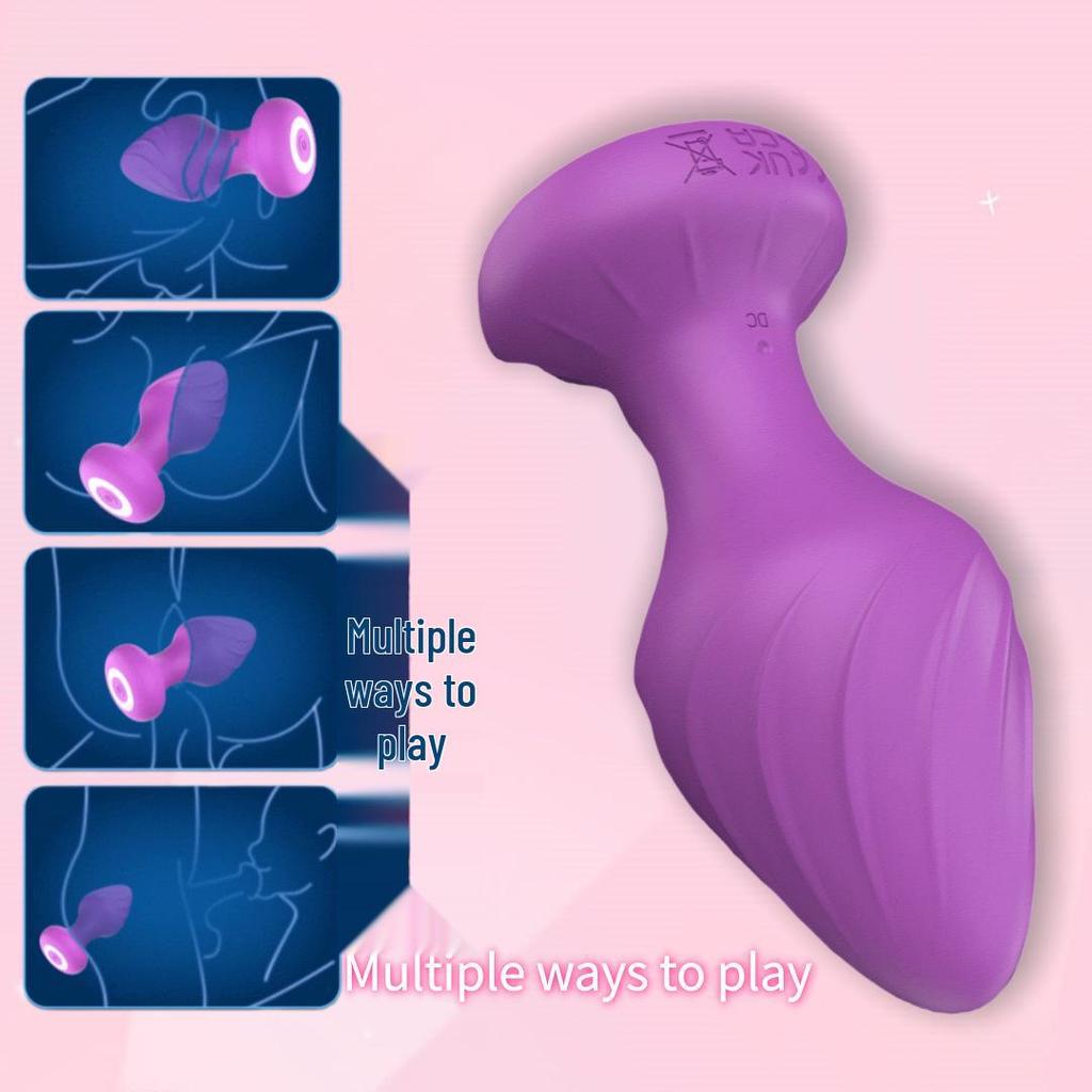 Wireless Remote Control Vibrating Anal Plug for Couples