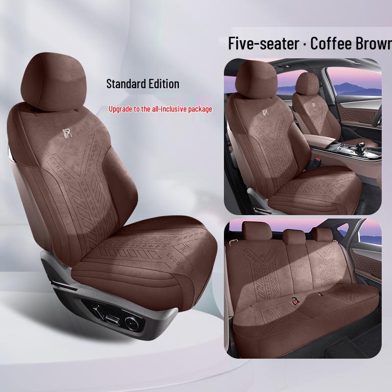 

BYD Han Car Seat Cushion: Universal Suede Saddle Cover for All Seasons BYD Han - Rams/2025 Model