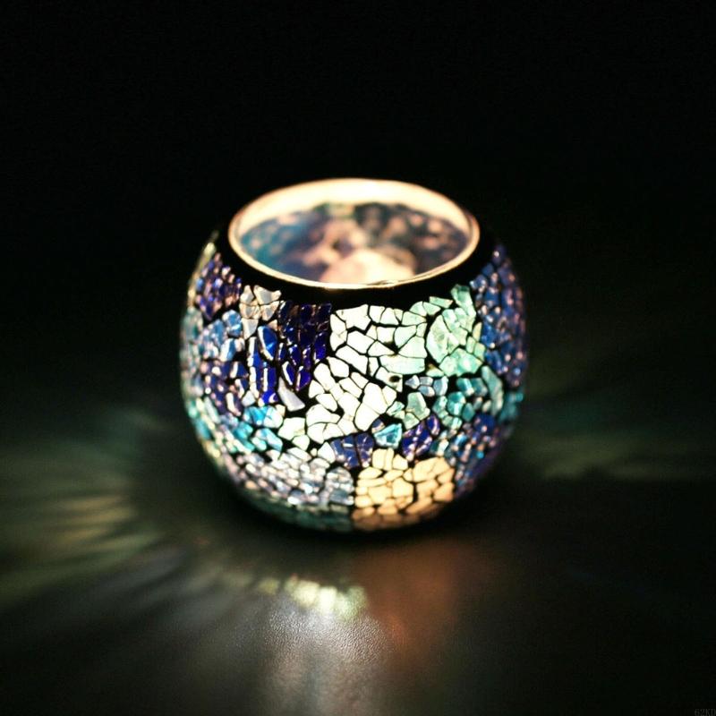 62KD Moroccans Clear Glass Holders Creative For Celebration And Home Styling