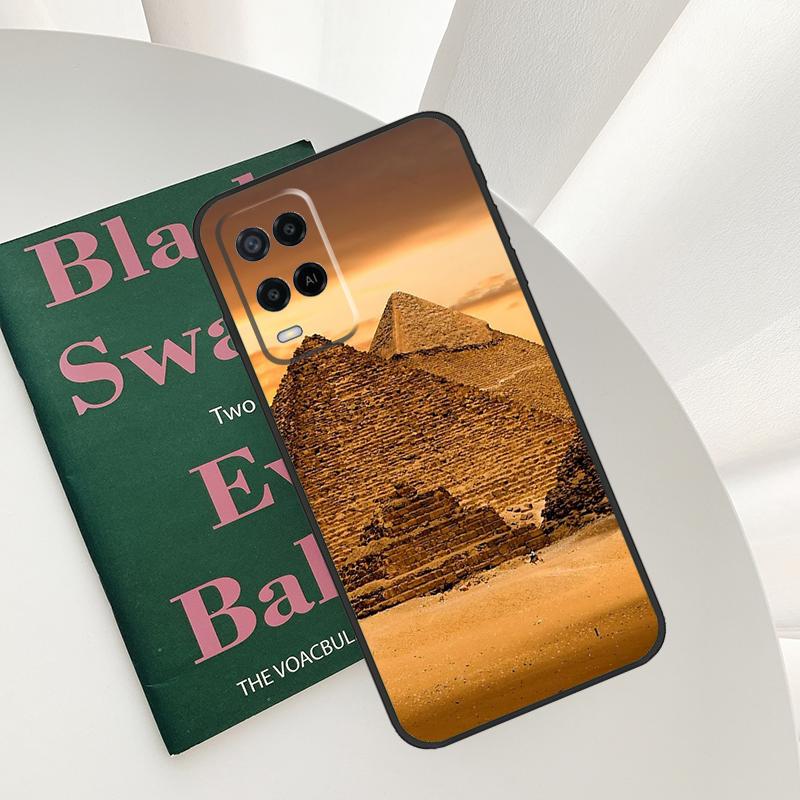 

Ancient Egyptian Case For Oppo A15 A16 A17 A52 A72 A76 A96 A54 A74 A94 A54S A57S A58 A78 A98 A57 A77 Cover OPPO A9 2020