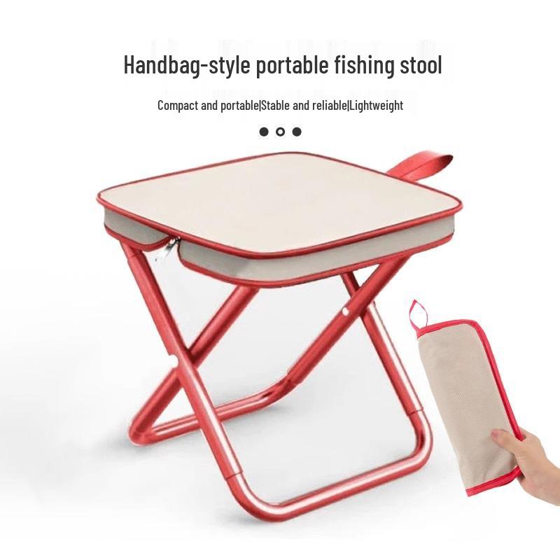 Ultra-Light Portable Folding Camping Stool - Compact for Fishing, Picnics, and Outdoor Use