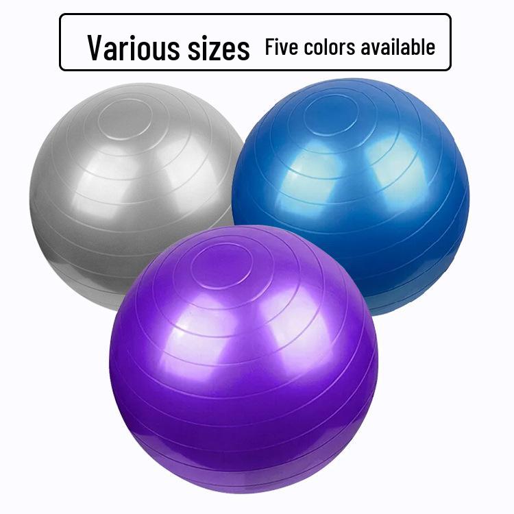 Durable PVC Yoga Stability Ball - Thickened, 55-85cm, Logo Support Available