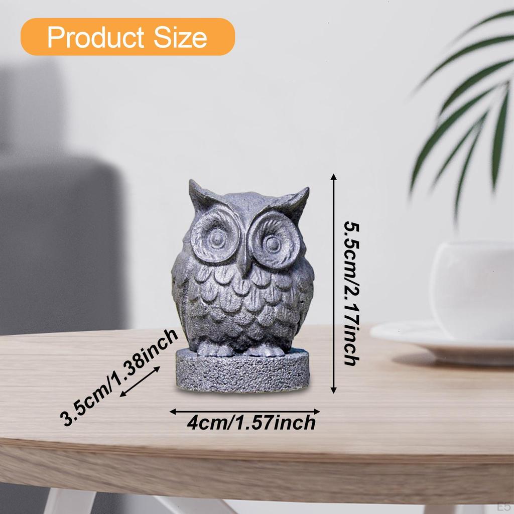 Eulenfigur Tierfigur Dekoration Ornament Schreibtischdekoration Klein für TV-Schrank Bücherregal