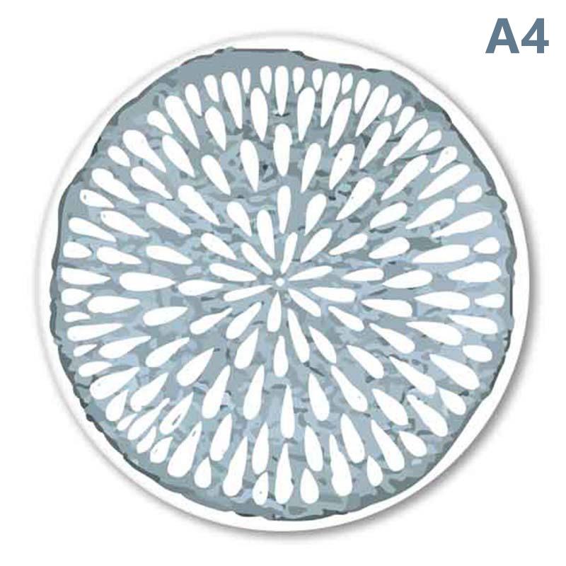 

Modern Style Pattern Ceramic Absorbent Coasters Round Creative Pot Mats Tea Coasters Home Anti-Scalding Insulation Pads
