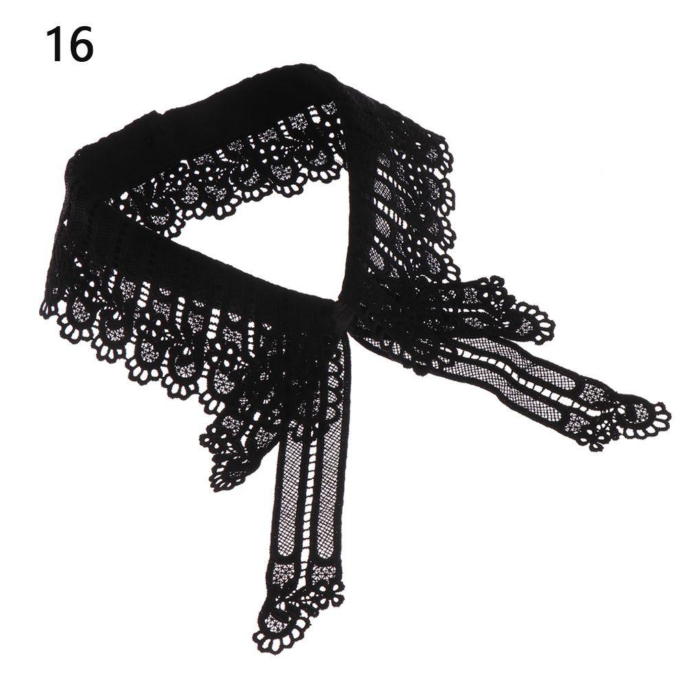 New Lapel Fake Collar Vintage Detachable Shirt Collar for Women Blouse Sweater False Collar Lapel Top Neckwear Ties