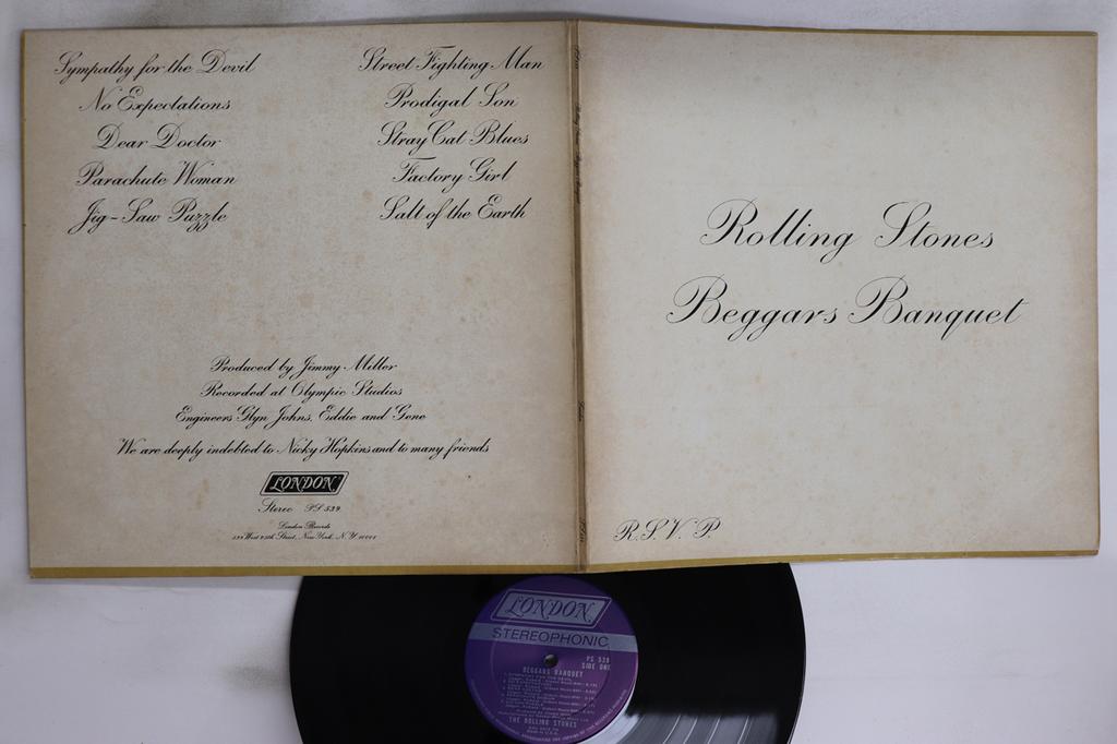 LP Record ROLLING STONES - Beggars Banquet PS539 LONDON 1969 US Rock Used
