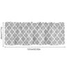 Lemon and Tartan Window Top Curtain Fashion Printing Light Blocking Short Window Valance Curtain for Kitchen Bedroom