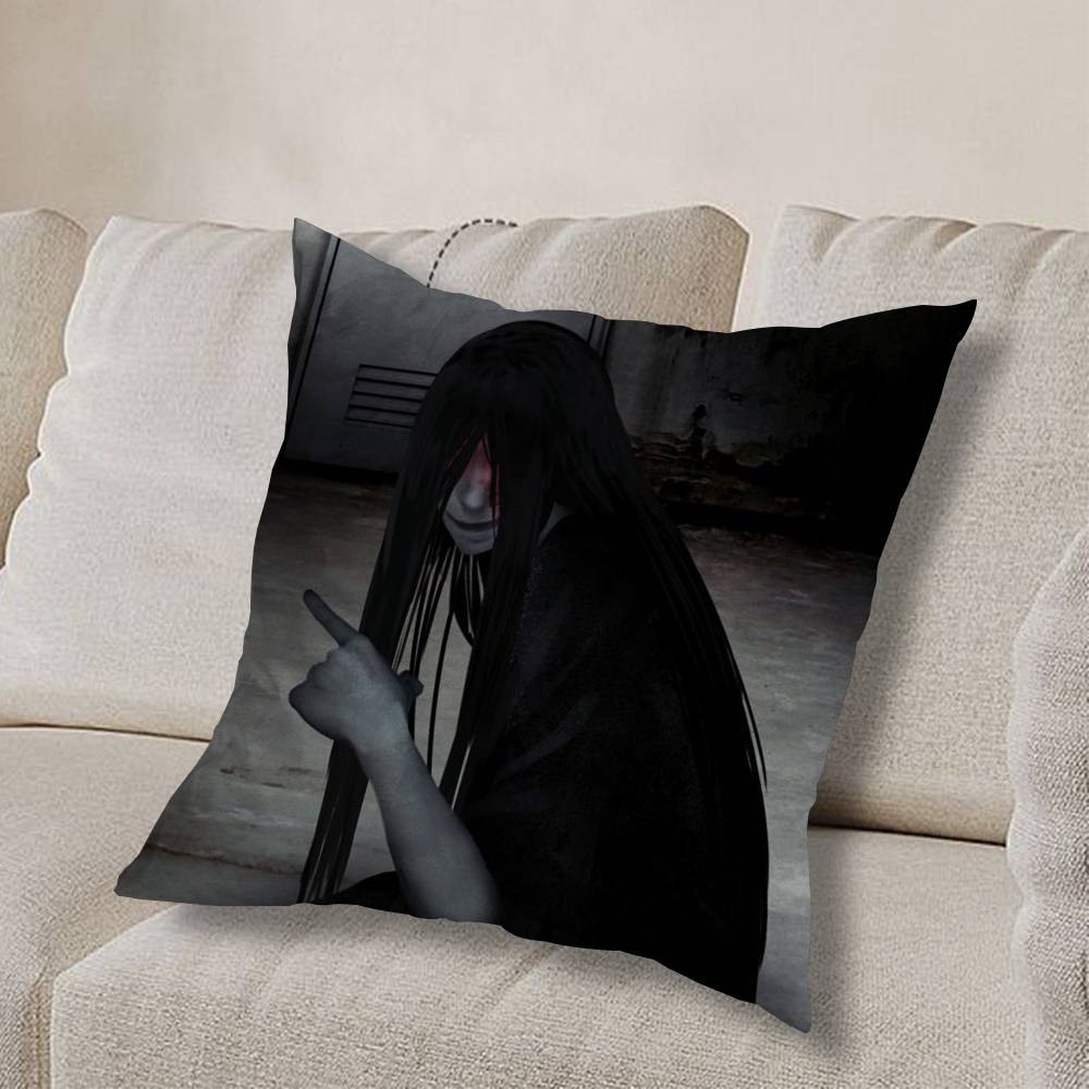

scary H-Homicipher Mr shriek Pillow Case Sofa Living Room Bedroom Headboard Backrest Cushion Square Cushion Nap Time 30cmx30cm