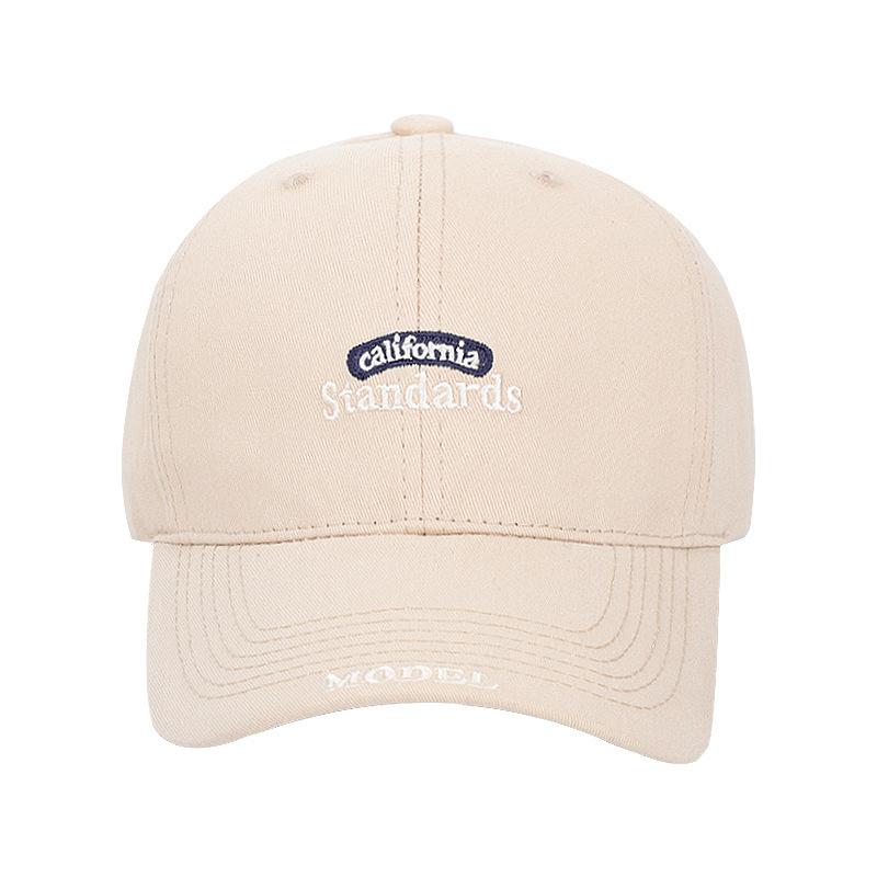 Letter Embroidered Baseball Cap for Men and Women Korean Style Fashionable and Versatile Soft Top To Show Off The Face Small Duckling Cap