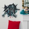 Halloween Broken Wall Thriller Female Ghost Holiday Decoration Bedroom Living Room Beautify Wall Stickers
