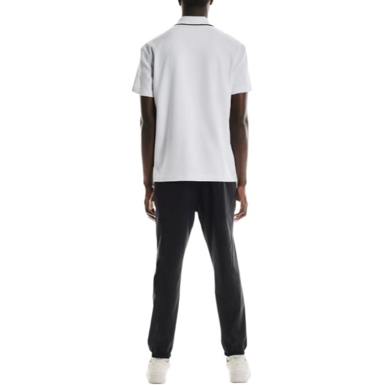 On Polo Shirts Men's White Polo Collar Moderate 1MF30390069