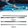 Portable Billiard Cue Carbon Fiber 58 Inch Snooker Stick for Game Enthusiasts